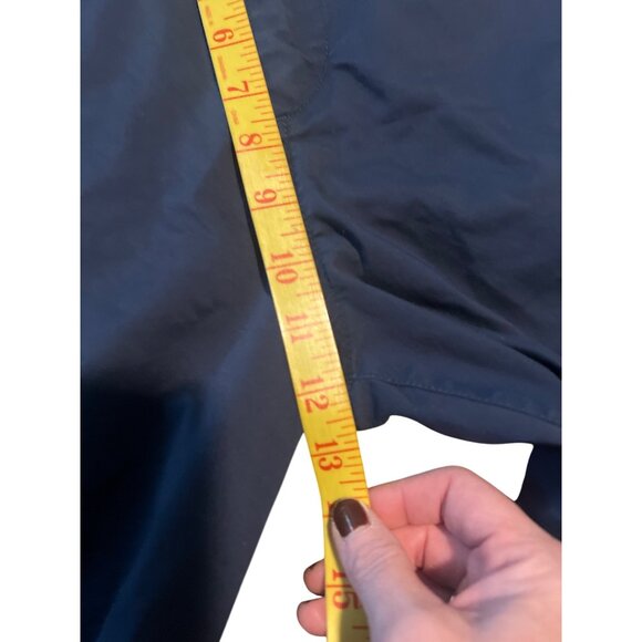 Nike Dri-Fit Flat Front Golf Pants 34x30 Navy Blue Lightweight Cotton Blend EUC - Picture 7 of 9